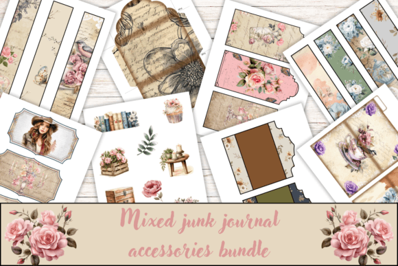 Junk Journal, Junk Journal Tags, Graphic Crafts By Digi Curated