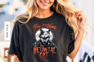 Metal Cat T-shirt Design Bundle Graphic T-shirt Designs By Universtock 3