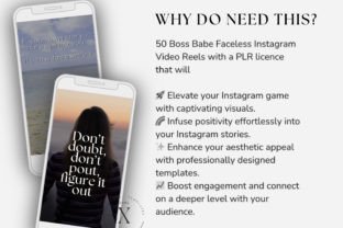 50 Faceless Boss Babe Intagram Reels Graphic Social Media Templates By ramzapata 3