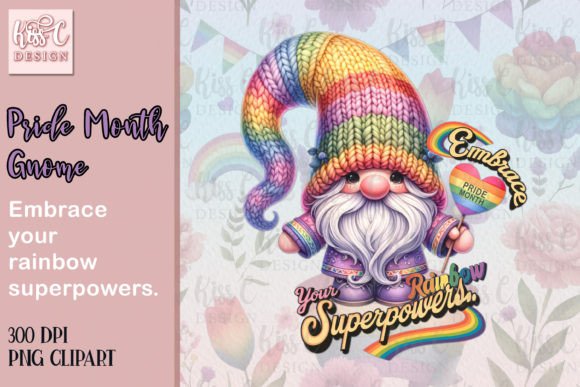 Embrace Your Rainbow Superpowers Pride Grafica Illustrazioni Stampabili Di kisscdesign