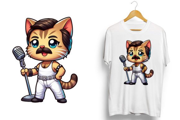 Funny Cat Kitten Lover PNG Sublimation Graphic T-shirt Designs By ORMCreative