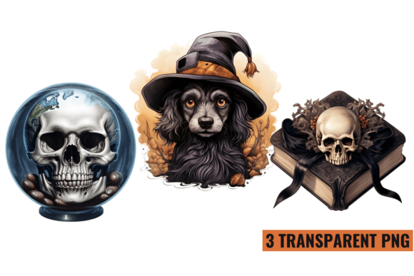Halloween Witch Sublimation Clipart Graphic Illustrations By CraftArt