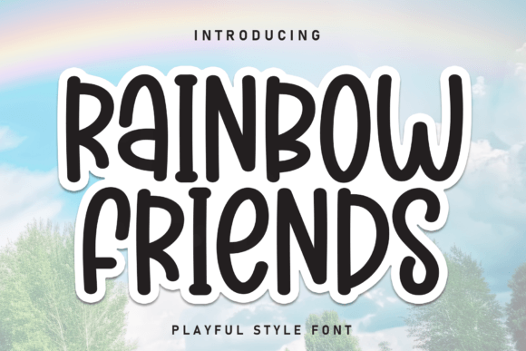 Rainbow Friends Script & Handwritten Font By andikastudio