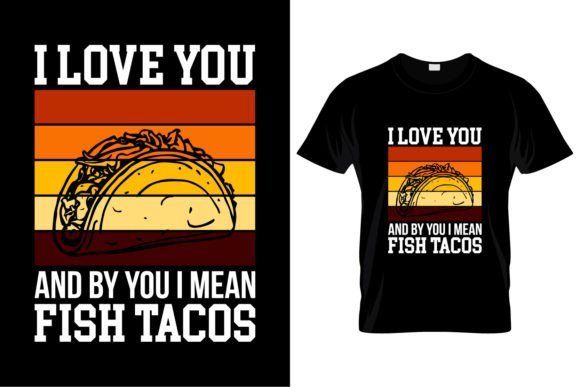 Tacos T Shirt Design Gráfico Diseños de Camisetas Por Digital Gallery