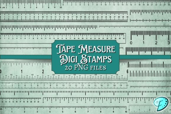Tape Measure Digi Stamps PNG Clipart Graphic Objects By Emily Designs
