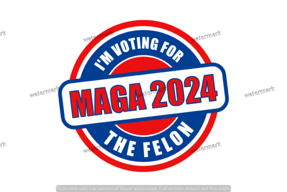 2024 MAGA Trump Supporter PNG Grafik T-shirt Designs Von Nice Ass Design Co
