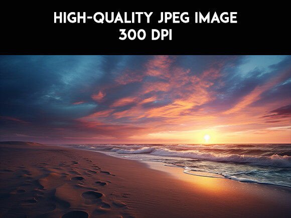 Beautiful Dune Sea Beach Sunset Picture Graphic AI Graphics By Prosanjit