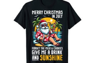 Christmas in July T-Shirt Illustration Designs de T-shirts Par PODxDESIGNER 2