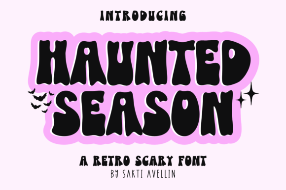 Haunted Season Display Font By Sakti Avellin