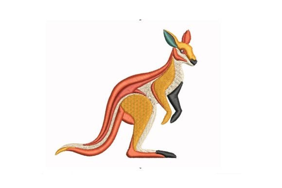 Kangaroo Embroidery Design Woodland Animals Embroidery Design By Digitizingwithlove