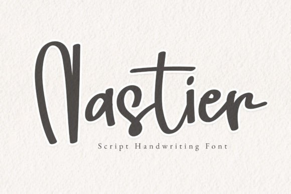 Nastier Script & Handwritten Font By YanStudio