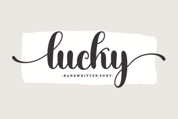 Lucky Script & Handwritten Font By Good Design