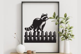 Raccoon Clipart Svg Bundle Illustration Illustrations Imprimables Par Uniquemart 4