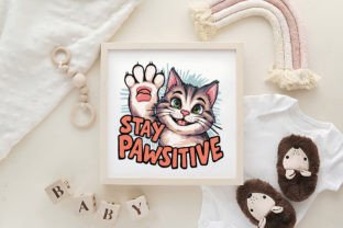 Whimsical Cat Quotes Sublimation Bundle Graphic Illustrations By RobertsArt 6