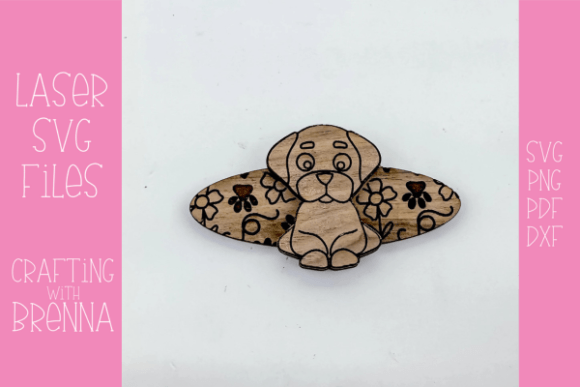 Dog Hair Clip Laser SVG File Graphic Crafts By Crafting with Brenna