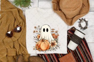 Ghost Pumpkin Autumn Halloween Fall PNG Graphic Illustrations By Flora Co Studio 4