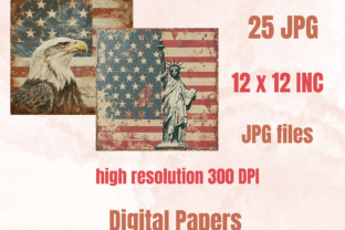 Grunge Patriotic 4th of July Backgrounds Graphic Backgrounds By giraffecreativestudio 2