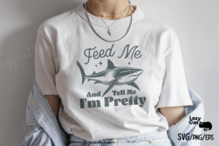 Retro Funny Sarcastic Animal Shark SVG Graphic Crafts By Lazy Cat 2