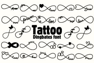 Tattoo Fontes Dingbats Fonte Por Chonada 1