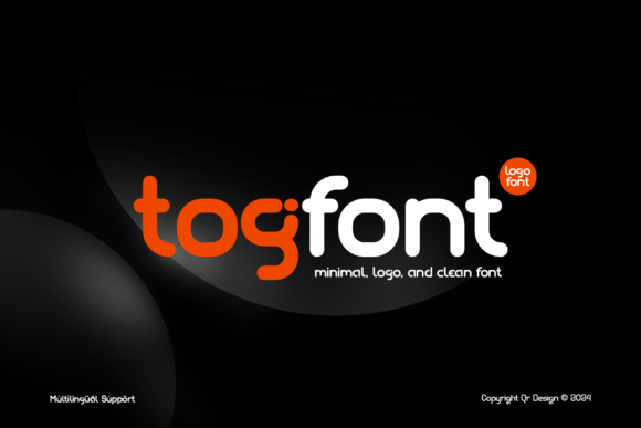 Togfont Sans Serif Fonts Font Door qrdesignstd