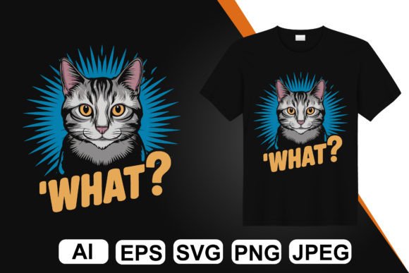 Cat T-shirt Design Generative with AI Grafika Projekty Koszulek Przez abu fahim