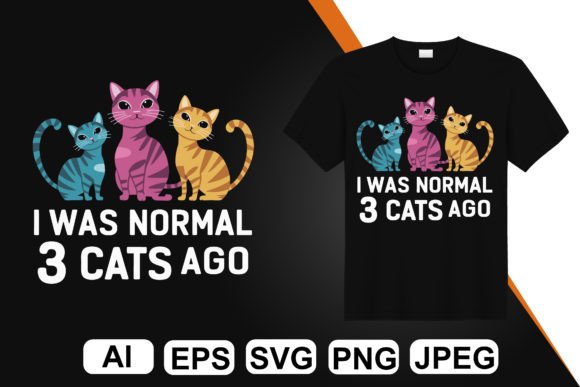 Cat T-shirt Design Generative with AI Gráfico Diseños de Camisetas Por abu fahim