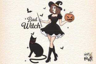 Halloween Witch Bundle Sublimation Graphic Illustrations By Magic Rabbit 10