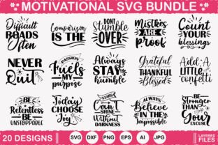 Motivational Svg Bundle, Inspirational Graphic Crafts By Dream-Line 1