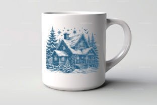 Christmas Winter Scene Snowy Rustic Png Graphic Crafts By uzzalroyy9706 2