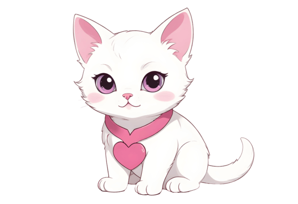 Cute Cat PNG 19 Graphic AI Transparent PNGs By yaseenbaigart