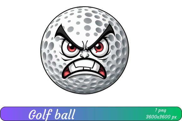Golf Ball Grafik Druck-Vorlagen Von Graphics XT