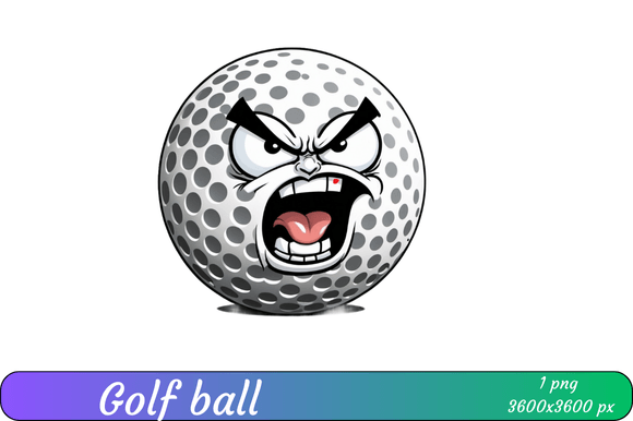 Golf Ball Grafica Modelli di Stampa Di Graphics XT