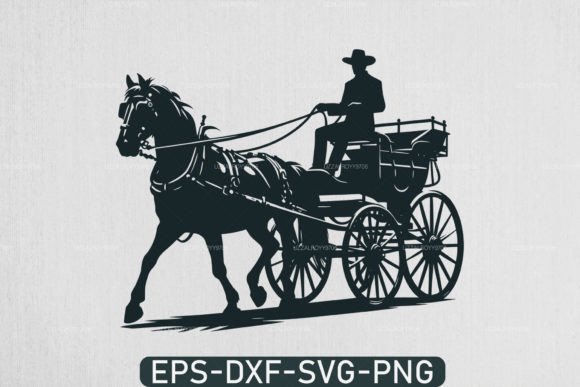 Horse Carriage Buggy Svg, Country Svg Graphic Crafts By uzzalroyy9706