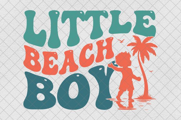 Little Beach Boy PNG, Kid Boy Summer SVG Graphic T-shirt Designs By createaip