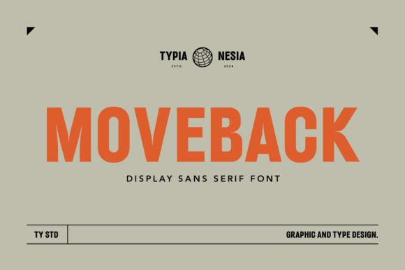 Moveback Sans Serif Font By Typia Nesia