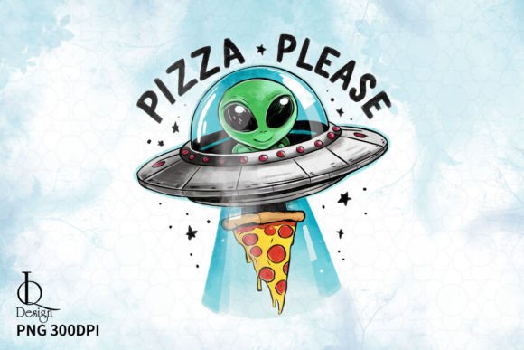 Pizza Please Clipart PNG Graphics Illustration Artisanat Par LQ Design