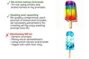 Popsicles Midjourney Prompts Gráfico Ilustraciones IA Por PromptsCrafters 3