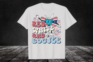 Red White 4th July Sublimation T-Shirt Graphic T-shirt Designs By emrangfxr 2