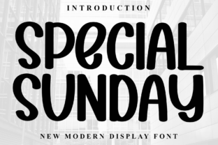 Special Sunday Fuentes Sans Serif Fuente Por Inermedia STUDIO 1