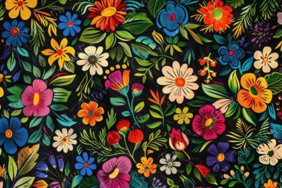 Vibrant Floral Pattern Graphic Patterns By Sun Sublimation