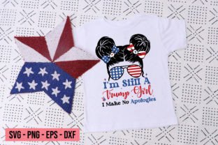 A Trump Girl Svg, America Patriotic PNG Graphic T-shirt Designs By Magic Design Bundle 6