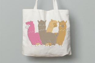Alpaca Squad, Alpaca Embroidery Wild Animals Embroidery Design By Memo Design 2
