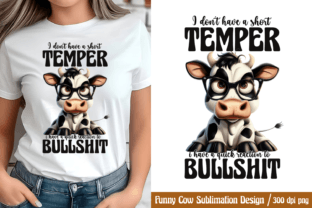Funny Cow Quotes Sublimation Bundle Illustration Artisanat Par CraftArt 4