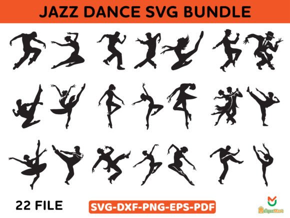 Jazz Dance Bundle Graphic Illustrations By Uniquemart