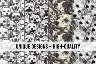 Kerby Rosanes Dog Seamless Pattern Art Graphic Patterns By Canvas Elegance 2