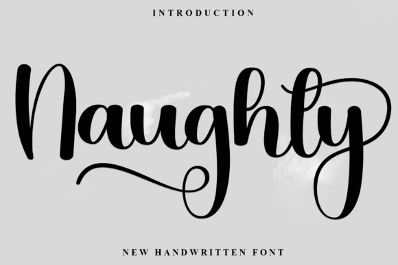 Naughty Script & Handwritten Font By Inermedia STUDIO