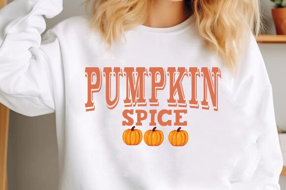 Pumpkin Spice,Jack Graphic T-shirt Designs By Svg Design Store020