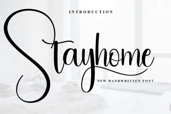 Stayhome Script & Handwritten Font By Inermedia STUDIO