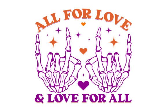 All for Love & Love for All Grafik T-shirt Designs Von Graphical shop