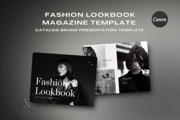 Fashion Lookbook Magazine Template Graphic Presentation Templates By ramzapata